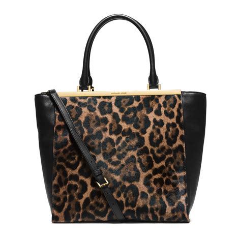 michael kors lana leopard bag|Michael Kors leopard print handbags.